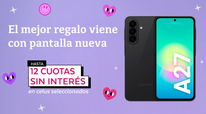 El mejor regalo viene con pantalla nueva, hasta 12 cuotas sin inter&eacute;s