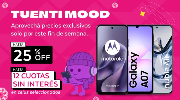 Tuenti Mood, aprovech&aacute; precios exclusivos solo por este fin de semana.