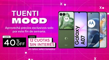 solo por hoy, tu upgrade de celu con descuento hasta 40% de descuento y hasta 12 cuotas sin inter&eacute;s.